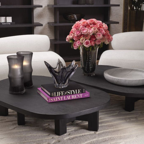 Timeless Minimalist Modern Curved Coffee Table