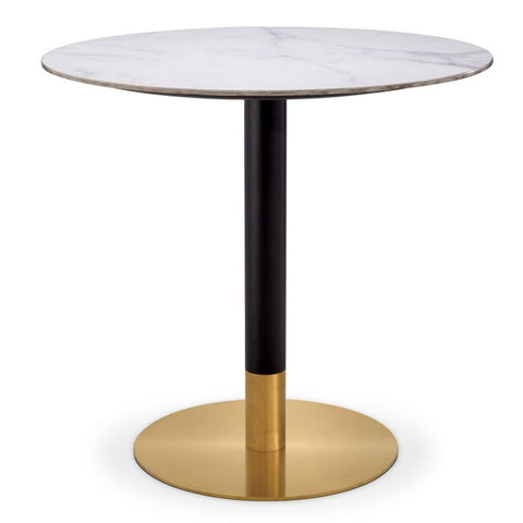 Timeless Minimalist Tulip Drum Marble Dining Table