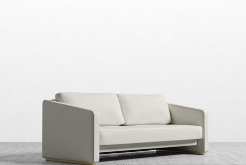 Arya Minimalist Symmetrical Loveseat Sofa