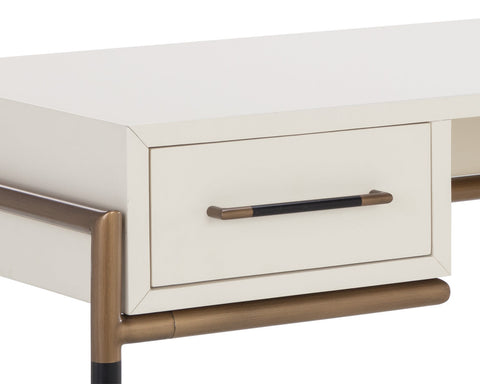 Sunpan Weldrick Contemporary Writing Desk with Storage