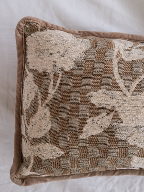 Powered by People Artful Traditionalist Double Sided Lumbar Pillow with Contrast Trim - 18 x 18 - 22 x 22