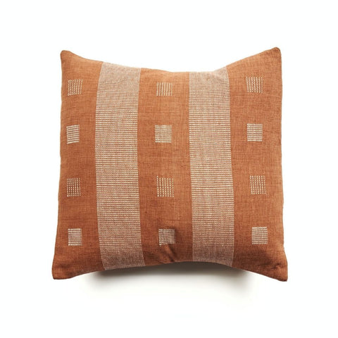 Powered by People Artful Traditionalist Organic Bohemian Accent Throw Pillow - 20 x 20