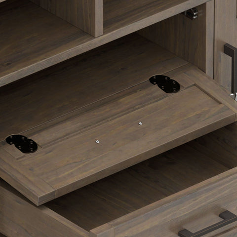 Farmhouse Rectangle Media Storage with Tapered Legs