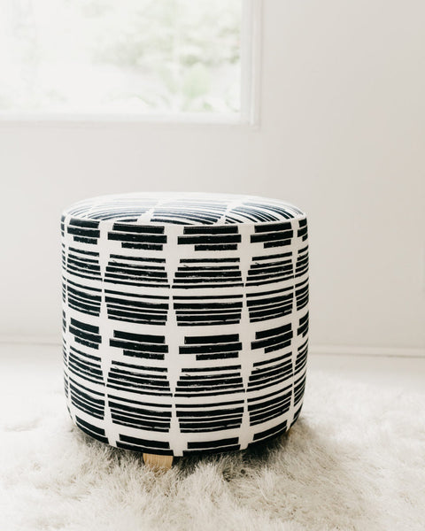 Marguerite Timeless Minimalist Contemporary Pouf Ottoman