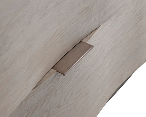 Sunpan Hoyos Contemporary Minimalist Plinth Nightstand