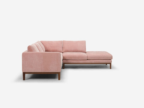 Oma Chaise Sectional Sofa with Loose Cushions