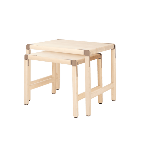 Minimalist Timeless Minimalist Space Saving Square Nesting Table