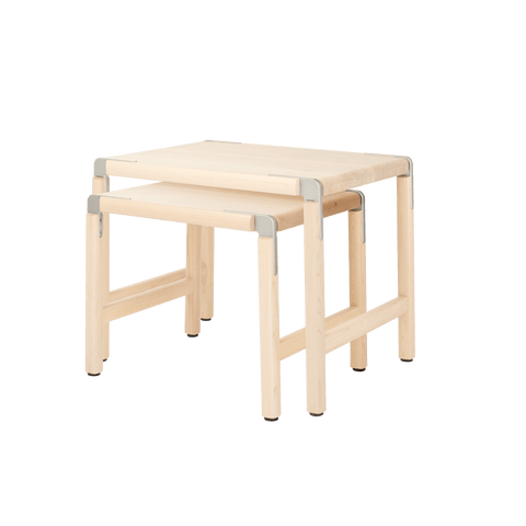 Minimalist Timeless Minimalist Space Saving Square Nesting Table