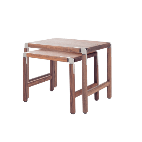 Minimalist Timeless Minimalist Space Saving Square Nesting Table