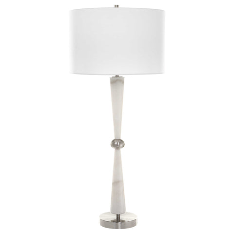 Accent Mid Century Column Drum Table Lamp