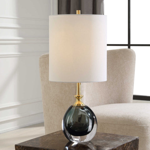 Enigma Elegant Art Glass Buffet Table Lamp