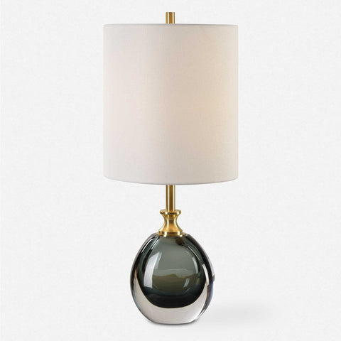 Enigma Elegant Art Glass Buffet Table Lamp