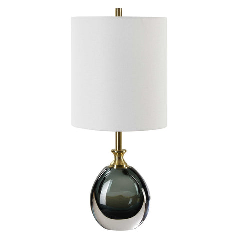 Enigma Elegant Art Glass Buffet Table Lamp