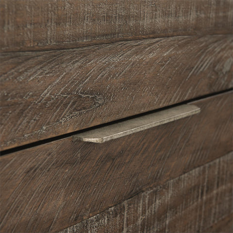 Haines Minimalist Distressed Double Dresser