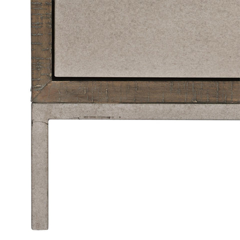 Eastman Modern Two Tone Drawer Chest with Inset Handles