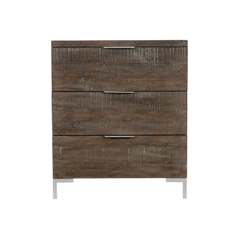 Bernhardt Haines Industrial Creative Rustic Nightstand - 26 W