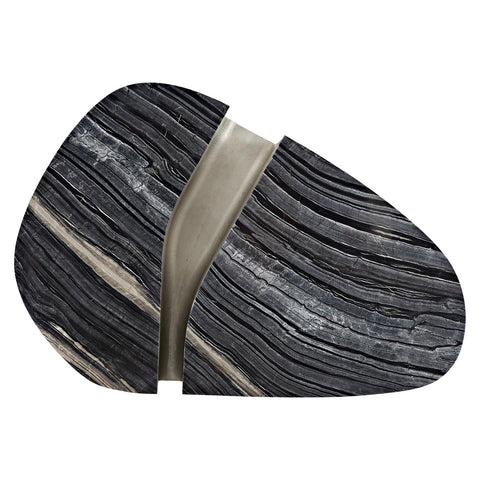 Tegan Timeless Minimalist Modern Freeform Coffee Table