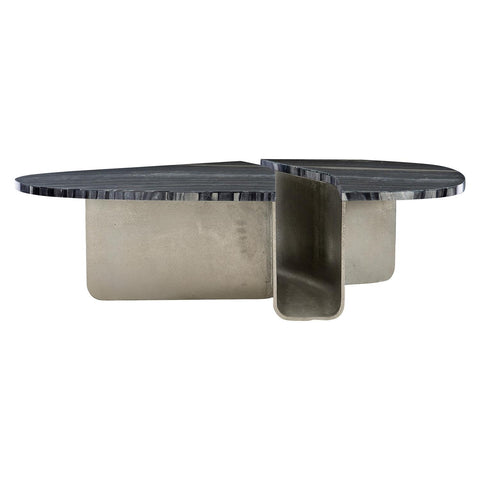 Tegan Timeless Minimalist Modern Freeform Coffee Table