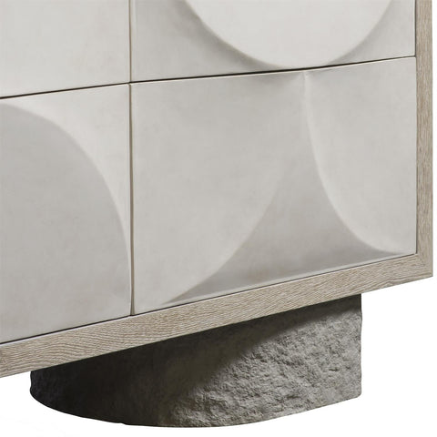 Lunula Modern Drawer Dresser with Inset Handles