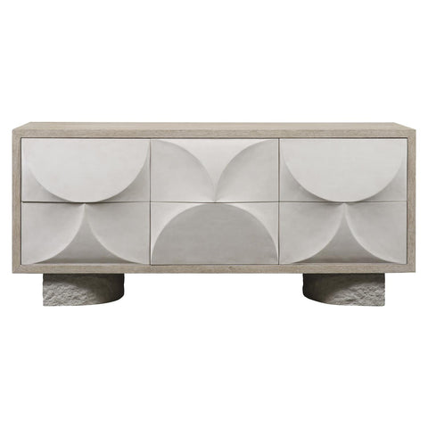 Lunula Modern Drawer Dresser with Inset Handles