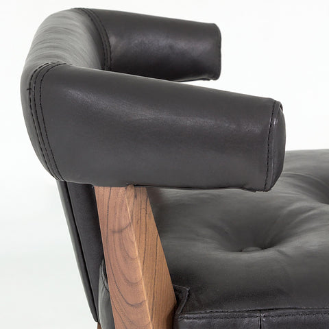 Timeless Minimalist Modern Tufted Upholstered Bar Stool