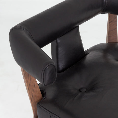 Timeless Minimalist Modern Tufted Upholstered Bar Stool