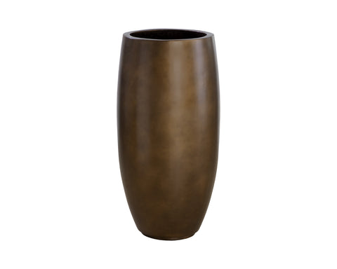 Decorating Essentials Contemporary Antique Round Planter