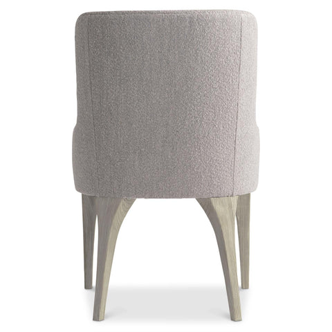 Trianon Modern Upholstered Armchair with Shelter Arms
