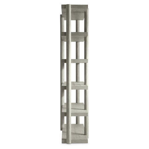 Trianon Modern Washed Etagere Bookshelf