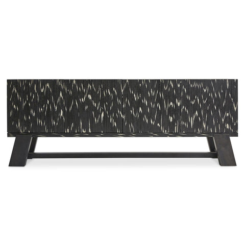 Trianon Modern Abstract Credenza with High Gloss Finish