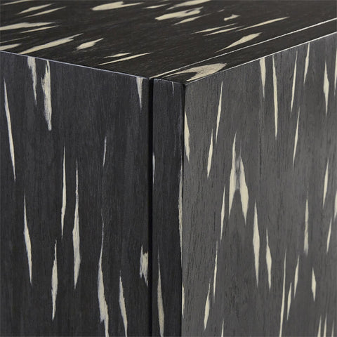 Trianon Modern Abstract Credenza with High Gloss Finish