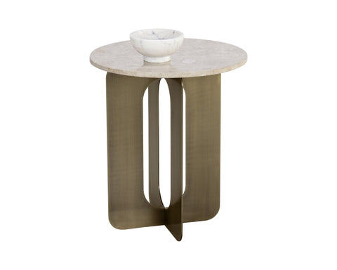 Sunpan Orlo Modern Round End Table