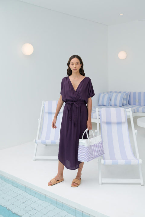 Beach Geometric Handwoven Lightweight Tote