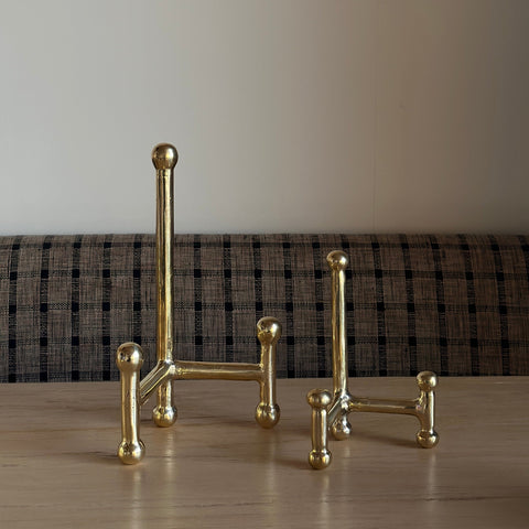 Solid Brass Desk Easel, Small