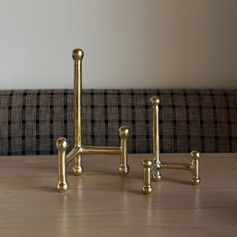 Solid Brass Desk Easel, Large