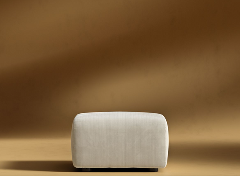 Kaye Timeless Minimalist Customizable Pouf Ottoman