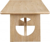 Meridian Furniture Inc. Rivas Nature-Driven Modernist Refectory Dining Table - 94 W