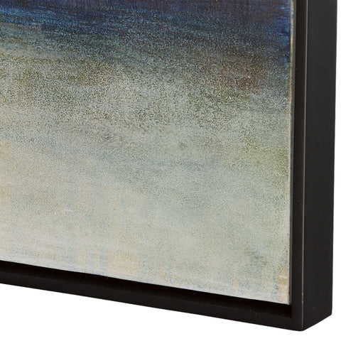 Seafaring Dusk Hand Painted Canvas Contemporary Rectangle Wall Art