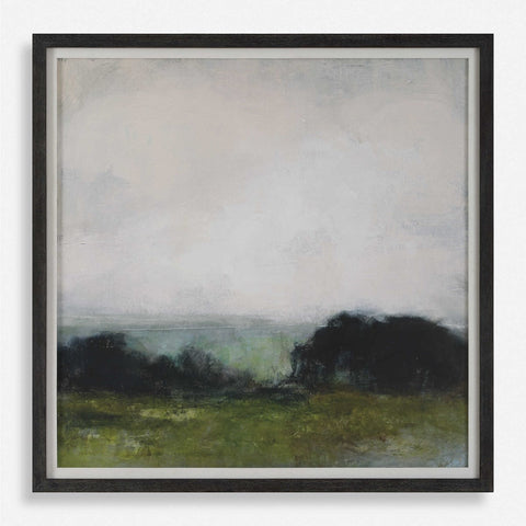 First View Of The Water Framed Print Matte Square Wall Art