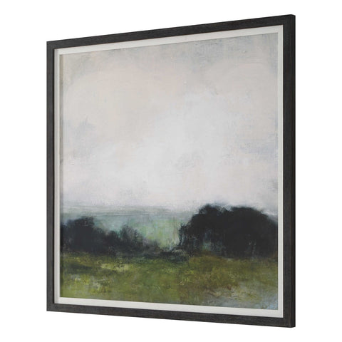 First View Of The Water Framed Print Matte Square Wall Art