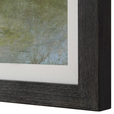 First View Of The Water Framed Print Matte Square Wall Art