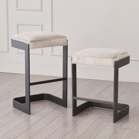 Timeless Minimalist Modern Bar Stool with Plinth Base