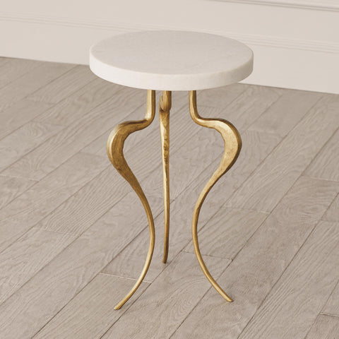 Timeless Minimalist Silhouette Contemporary Round Accent Table