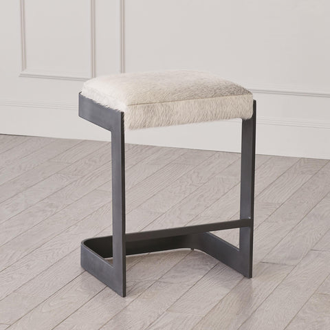 Timeless Minimalist Modern Bar Stool with Plinth Base