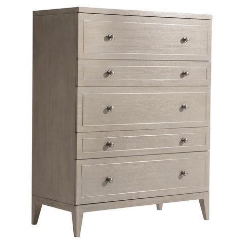Cornelia Contemporary Brushed Metal Standard Chest