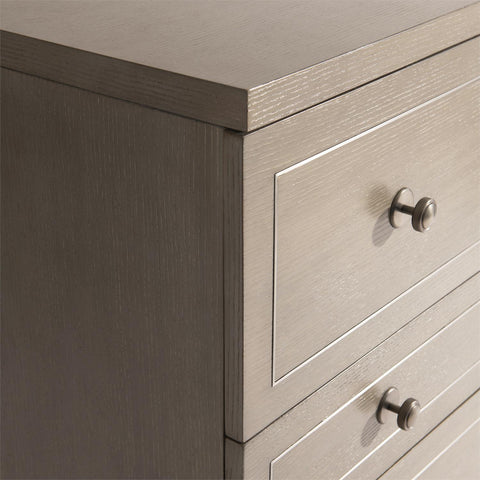 Cornelia Contemporary Brushed Metal Standard Chest