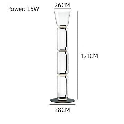 Ambient Node Modern Cylinder Column Floor Lamp