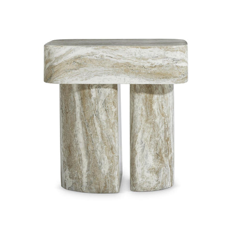 Bernhardt Arcadia Nature-Driven Modernist Curved Nightstand