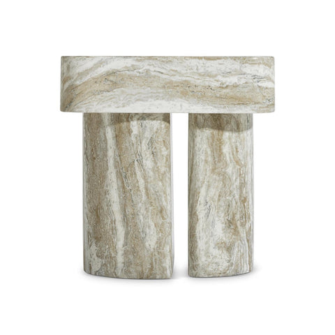 Bernhardt Arcadia Nature-Driven Modernist Curved Nightstand