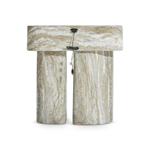 Bernhardt Arcadia Nature-Driven Modernist Curved Nightstand